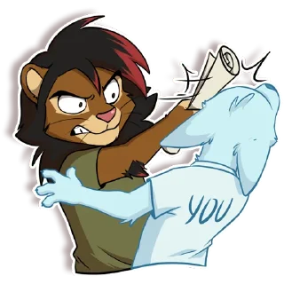 Video sticker 🤜 Lion Jhon