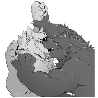 Telegram sticker 😈 Gay Furry