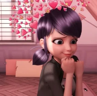 Video sticker 🐞 Marinette Dupain-Cheng by: @Darkdemons 🐞🚏