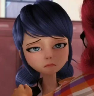 Telegram sticker 🐞 Marinette Dupain-Cheng by: @Darkdemons 🐞🚏
