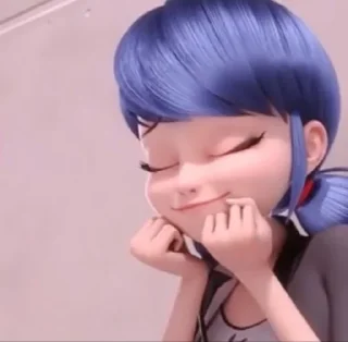 Telegram sticker 🐞 Marinette Dupain-Cheng by: @Darkdemons 🐞🚏