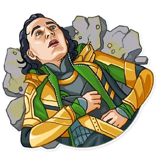Telegram sticker 😵 Loki