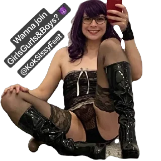 Sticker 👢 KokSissyFeetXXX