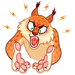 Telegram sticker 😠 Lynx