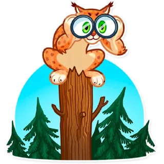 Telegram sticker 👀 Lynx