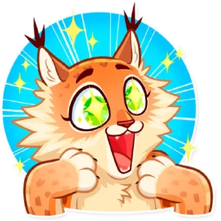 Sticker 🤩 Lynx