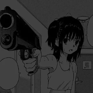 Telegram sticker 🔫 Izumi meanzumi