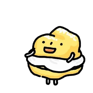 Telegram stiker 💬 그것들의 생각 - 빵&amp;과자편 By @KakaoEmoticon