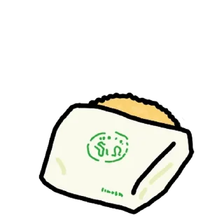 Telegram stiker 💬 그것들의 생각 - 빵&amp;과자편 By @KakaoEmoticon