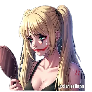 Telegram sticker 💇 Clarissinha exclusives - @radin_chan @saude_foco