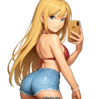 Video sticker 👖 Clarissinha exclusives - @radin_chan @saude_foco
