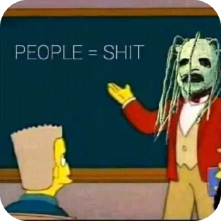 Telegram sticker 😡 Slipknot