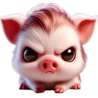 Telegram sticker 😠 Люблю Дениса🐽 @lovedenistikers