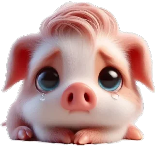 Telegram sticker 😢 Люблю Дениса🐽 @lovedenistikers