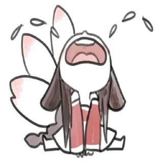 Telegram sticker 😭 AHRI❤️