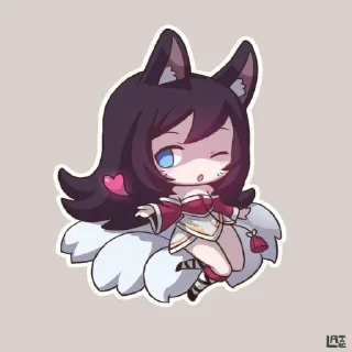 Telegram sticker 🥰 AHRI❤️