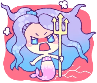 Telegram sticker 🤬 Under The Sea @jp_stickers