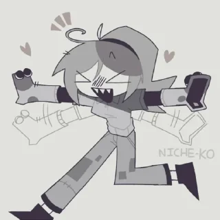 Telegram stiker 😆 (!!arts not my!!) by: @Kittor_And_Club_Gays