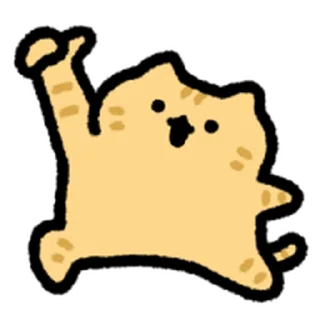 Sticker ⭐ redtabby move Emoji2 @moe_sticker_bot