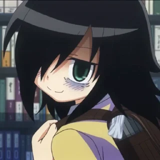 Telegram sticker 🙂 Tomoko Kuroki