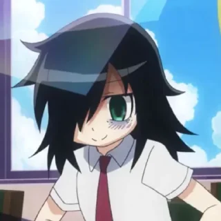 Telegram sticker 🙂 Tomoko Kuroki