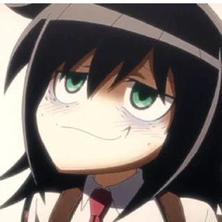 Telegram sticker 😏 Tomoko Kuroki