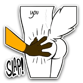Video sticker ✋ Foxbrush Tailhole (NSFW Foxbrush Tailwag)