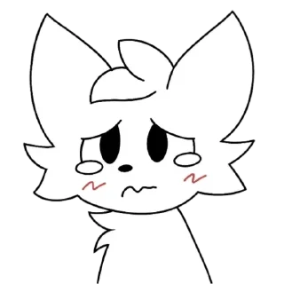 Telegram sticker 😢 фембои тут - @femboybase @mxaiw_red автор  1/15