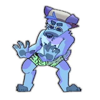 Sticker 💃 GAY WOLFDOG BEING GAYx2