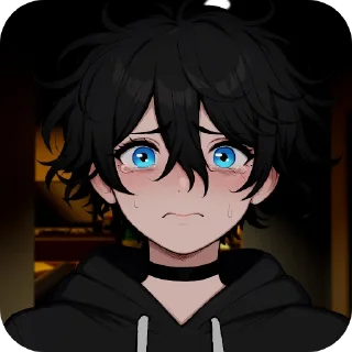 Telegram sticker 😭 My femboy roommate by @Dima_Homelander