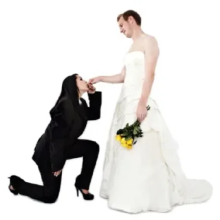 Telegram sticker 👰 @izuibae made it babyh :: @fStikBot