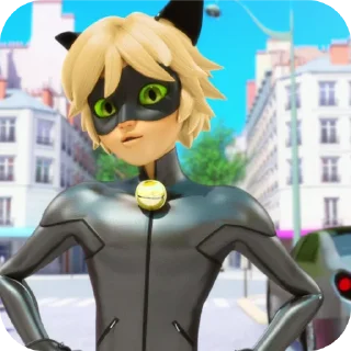 Телеграм стикер 🐈‍⬛ @ladycoqcinelle MIRACULOUS LADYBUG @lord_t_susano