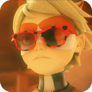 Телеграм стикер 😎 @ladycoqcinelle MIRACULOUS LADYBUG @lord_t_susano