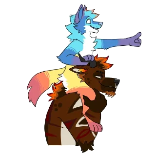 Telegram sticker 👉 Frostburn
