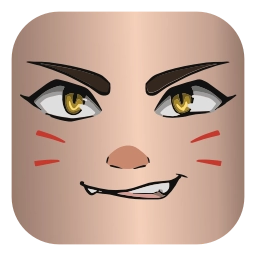 Sticker 😼 Roblox Faces 👉 @kotletovvemoji