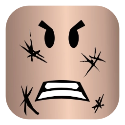 Sticker 😡 Roblox Faces 👉 @kotletovvemoji