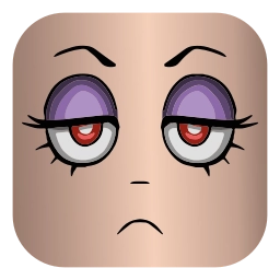 Sticker ☹️ Roblox Faces 👉 @kotletovvemoji
