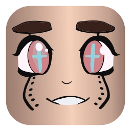 Sticker 🥹 Roblox Faces 👉 @kotletovvemoji