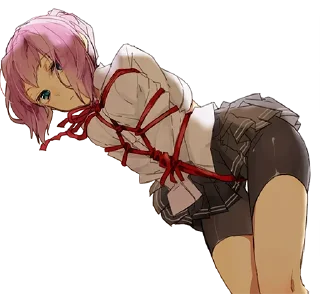 Telegram sticker 🪡 Bondage @ecchistickers @xvieravelyn