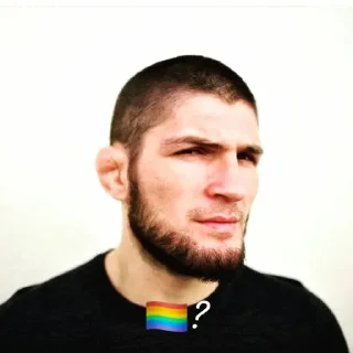 Telegram sticker 🏳️‍🌈 Chino the Badger