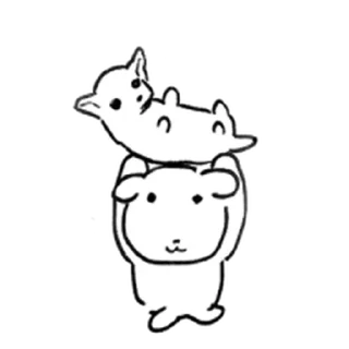 Telegram sticker ⭐ 듀! 가나디 @moe_sticker_bot