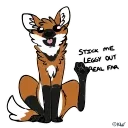 Video sticker 🦵 Maned Derp Animated
