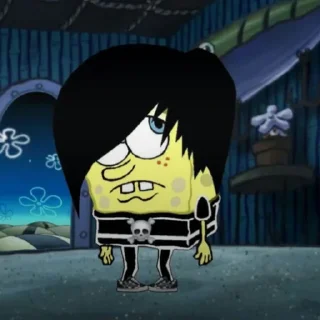 Telegram sticker 🕳 tired vamp emo @claithings