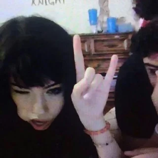 Telegram sticker 🕳 tired vamp emo @claithings