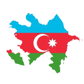 Telegram sticker 🇦🇿 Страны @karikatyri — @stckrRobot