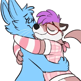 Telegram sticker ❤️ SKarrFox Mega Pack