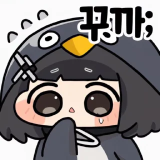 Video sticker 👻 로로 꾸꾸까까콘1 @DCConSticker