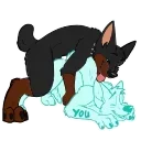 Sticker 😋 Furry animations 2 NSFW