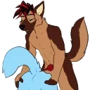Телеграм стикер 🍑 Furry animations 2 NSFW