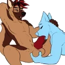 Телеграм стикер 👅 Furry animations 2 NSFW